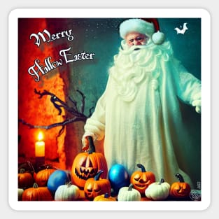 Merry Hallow Easter - Funny Halloween Spoof Sticker